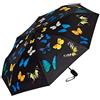 VON LILIENFELD® Ombrello Pieghevole Tascabile Apertura e Chiusura Automatica Antivento Portatile Leggero Stabile Colorato Danza di Farfalle