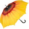 VON LILIENFELD® Ombrello Pioggia Lungo Classico Tema Automatico Donna Fiore Girasole