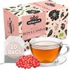 HERBALIA - Tisana alla Rosa Canina in Bustine, Confezione di Infuso alla Rosa Canina da 20 Bustine Senza Punti Metallici, 40 gr. di Rosa Canina per Infusi e Tisane