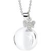 MAMIJUX Chiama Angeli Angioletto Mamma Idea Regalo Gravidanza Collana Donna Richiamo degli Angeli Catenina Acciaio