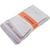 INTRECCI Set Asciugamani Bagno Viso e Bidet, Coppia Asciugamani Bagno, in Spugna di Puro Cotone 470 gr/mq, 100 x 50 cm + 50 x 30 cm, Morbido al Tatto, Lavorazione Jacquard, Grigio. Modello: Cordoba