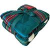 Daunex Caldo Plaid Morbidotto Light Invernale Morbido | Coperta Plaid Divano Pile | Coperta Matrimoniale Invernale 130x160 cm | Coperta Divano Morbida, Coperta Calda - Col. Tartan Verde
