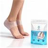 HEALSSY Protettori per Tallone in Gel Premium - Comfort Migliorato, Ammortizzazione Gel SEBS, Idratazione per Talloni Screpolati, Sollievo Medico per Sperone Calcaneare, Fascite Plantare, Prevenzione Vesciche
