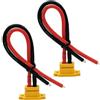 LINSYRC 2 Pezzi Connettore di Montaggio a Pannello XT60 XT60E-F Cavo con 20cm 12AWG Filo di Silicone per RC Drone Aeromobili FPV Racing Drone