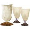 TYXHXTF 3PCS Cappuccio Protezione Piante, Protezione Invernale per Piante, Telo Protezione Piante, Protezione Piante Inverno, Antivento e Antigelo, Beige(60x80 cm e 80x120 cm)