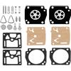 VGOL 2 Set di Kit di Riparazione E Ricostruzione del Diaframma del Carburatore del Tosaerba Compatibile con Husqvarna 350 351 353 340 345 346 XP 372E EPA 346XP C3EL17