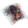 Courtieyeardceastea 5 fogli di plastica con linguette per agenda, divisori, pagine A5, viola