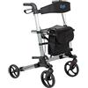 Days - Girello con 4 Ruote, Leggero, Pieghevole, si Conserva Facilmente, Adatto per i Viaggi, con Borsa di Trasporto, Ausilio per la Mobilità, Altezza della Seduta Regolabile, 55 cm
