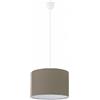 Eglo Sospensione Rossano 1Luce 60Watt E27 in Tessuto colore Tortora