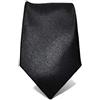 Sweet Leaf Cravatta da uomo Nero Slim - 100% Seta - Sottile, Elegante e Moderna - (ideale per un regalo, un matrimonio, con un abito, in ufficio...)