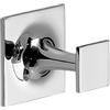 Gedy Wizard Appendiabiti da Parete, Misure: 4,9X4,9X4,6 CM, Appendi Abiti in Ottone e Cromall®, Finitura cromata, Fissabile con Biadesivo 3m, Design R&S, 2 Anni di Garanzia