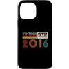 Vintage 2016 Limited Edition Retro Casse Custodia per iPhone 13 Pro Max Vintage 2016 Edizione Limitata Retro Cassette Tape Compleanno 8