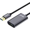 UNITEK Cavo di prolunga da 10 metri con amplificatore USB 3.1 Gen1 │ Cavo ripetitore USB con amplificatore di segnale e alimentazione│ Da USB-A maschio a USB-A femmina │ 5 Gbit/s, Plug&Play│ Alluminio
