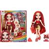 Rainbow High Fashion Doll con Slime & Animale - Ruby (Rosso) - Bambola scintillante da 28 cm con Slime scintillante, Animale Magico e Accessori Moda - Età 4-12 anni