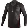 MOTO ONE Maglia termica intima Moto One CARBON ENERGIZED ZIP BLACK tg. L-XL