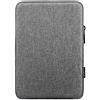 MoKo Custodia Protettiva Tablet da 12.9, Custodia con Chiusura Lampo Borsa per iPad PRO 12.9 M2 2022, Galaxy Tab S8+ 12.4, iPad PRO 12.9 2021/2020/2018/2017/2015, Surface PRO 12.3, Grigio Chiaro