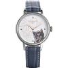 Locman Italy Orologio da donna 1960 Fantasy Cat Ref. F253A08S-00WHGA1PS, Donna, cinghia