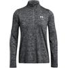 Under Armour Donna Tech 1/2 Zip- Twist, Maglia Donna Manica Lunga, Felpa donna con Zip, Comoda Maglia Palestra