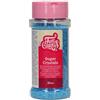 FunCakes Sugar Crystals -Blu-: Cake Sprinkles, Ottimo Gusto, Perfetto per Decorare Torte, Cristalli di Zucchero Colorati. 80 gr.