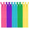 MARARDI [Pack 10 Cerniere Invisibili [Multicolore 2] Nylon [30 cm] Chiusure Lampo per Cucito e Artigianato per Stoffa Vestiti Borse per Cucire a Macchina Tessuto di Cotone con Chiusura in Metallo