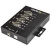 StarTech.com StarTech.com Adattatore Seriale Industriale RS-232/422/485 a 4 Porte USB - Protezione ESD 15kV - Scheda seriale - USB 2.0 - RS-232/422/485 x 4 + USB 2.0 x 1 - nero - Compatibile TAA ICUSB234854I
