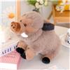 TOPLITHE Simulazione Cinghiale Peluche, 30Cm Carino Cinghiale Peluche Animali Morbido Maiale Peluche Regalo for Bambini Ragazzi Ragazze(Gray)