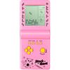 CZT Console di Gioco Cubo Grande Schermo 999 in 1 Gioco a Blocchi Console Portatile Retrò Giochi di Mattoni Puzzle Elettronici Portatili Regali Giocattolo per Bambini/studenti/fidanzati(Rosa)