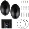 MxyVrix Kit Fotocellule Infrarossi Universali per Automazione Cancello e Garage, Compatibili 12/24V AC-DC, Sensore di Sicurezza con Filtro Solare, Resistente alle Intemperie