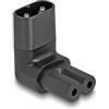 DeLOCK Adattatore di alimentazione IEC 60320 - C8 a C7, maschio/femmina