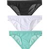 Yomie Slip da Uomo Slip Traspiranti in Seta di Ghiaccio Slip Lingerie Slip Comodi Slip Shorts Mutande