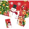 MORAINJAY Tovaglia Natalizia,137 x 274 cm Rettangolare Tovaglia di Natale,Pupazzo di Neve&Alce Pulibile Antimacchia Impermeabile Tovaglia per Decorazioni Natalizie