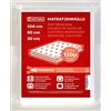 Matti-Bag Custodia materasso singolo 90 x 200 cm - 30 cm altezza, opaca, CON CERNIERA LAMPO, extra resistente allo strappo 120μ, ideale per trasporti, traslochi, stoccaggio