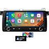 CHARGONIC 8.8 Pollici Autoradio Android 13 per BMW Serie 3 E46 con CarPlay Wireless e Android Auto, Auto Lettore con Navigazione, Supporta Bluetooth, RDS, Mirrorlink, Controllo del Volante (8core 6GB+128GB)