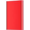 PDTHADP Disco rigido esterno da gioco, Disco rigido esterno, SSD mobile, 2,5 pollici, USB 3.0, desktop, for PC e Mac, Unità a stato solido portatile, disco rigido SSD (Color : Red, Size : 2TB)