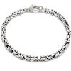 Giovanni Raspini / Catene / bracciale maglia bizantina quadra piccolo, misura M / argento - 11065