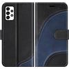 BoxTii Cover per Galaxy A53 5G, Custodia in PU Pelle Portafoglio per Samsung Galaxy A53 5G, Magnetica Cover a Libro con Slot per Schede, Nero