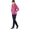 Leo Corsetteria Tuta donna invernale felpata calda per signora con zip cerniera tasche e pantaloni lunghi F.lli Campagnolo Tg.S (44/46) Rosa 8Q76289