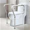 Kamanan Barra Bagno Disabili,Rialzo WC per Anziani,Rialzo WC per Anziani con Braccioli,Maniglioni Bagno per Anziani,Maniglione Bagno Disabili,Ausilio per WC con Regolazione In Altezza