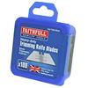 Faithfull, Lama per taglierino con lama retrattile, 100 pz. - FAITKB100UK