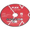 Flex Disco da taglio sottile 1 mm per acciaio inox/acciaio M-CD 125 (disco da taglio per smerigliatrice angolare, bassa scintilla) 533348
