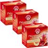 Pompadour, Infuso Melograno di Persia, 30 Filtri (3 Confezioni da 10 Filtri), con Melograno e Pesca, Gusto Dolce e Fruttato, Senza Lattosio, Glutine e Allergeni, Vegan
