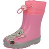 Beck Fina, Stivali in Gomma Bimba 0-24, Colore: Rosa, 18 EU