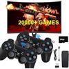Gziztx Console da gioco retrò 20000+ gioco Plug and Play Game Stick console videogiochi con 2 gamepad wireless Bluetooth 4K HDMI 64GB TV Stick per adulti e bambini