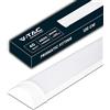 V-TAC Plafoniera LED Lineare da Soffitto 120 CM - 40W - Chip Samsung - Lampada Rettangolare 4300 Lumen IP20 per Parete, Garage, Negozio - Tubo LED - Luce 6400K Bianca Fredda
