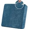 BXFUL Copriseduta Divano Elasticizzato in Ciniglia Fodera per Cuscino ad Alta Elasticità Cuscino per Divano Fodera per mobili Coprisedile per Divano Fodere per Cuscino (Grande 1 Posto,Blu)