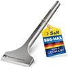S&R Scalpello SDS MAX Largo a Spatola Punta sds max Ceramica Piastrelle Muratura. Made in Germany - Qualità Industriale (300 x 80 mm)