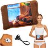 Powersell - Borsa Acqua Calda Elettrica | 500W Riscaldante con Tasche | Scaldamani, Scaldapiedi | Mantiene Calore fino a 5 Ore, Peluche, Pattini