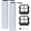 Fixbetter Ricambi per Tineco FLOOR ONE SWITCH S6 aspirapolvere secco/umido, lavapavimenti intelligente 5-in-1 (2 Spazzole a Rullo + 2 Filtri HEPA + 1 Spazzola di Pulizia)