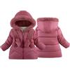 AIEOE Giubbotto Invernale Bambina Piumino Ragazza Piumino Bambino Invernale Parka Bambina Invernale 3-4 Anni Bianco