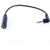 REY Electrónica Rey - Adattatore Audio Jack 2,5mm Maschio a Jack 3,5mm Femmina, 90 gradi angoli